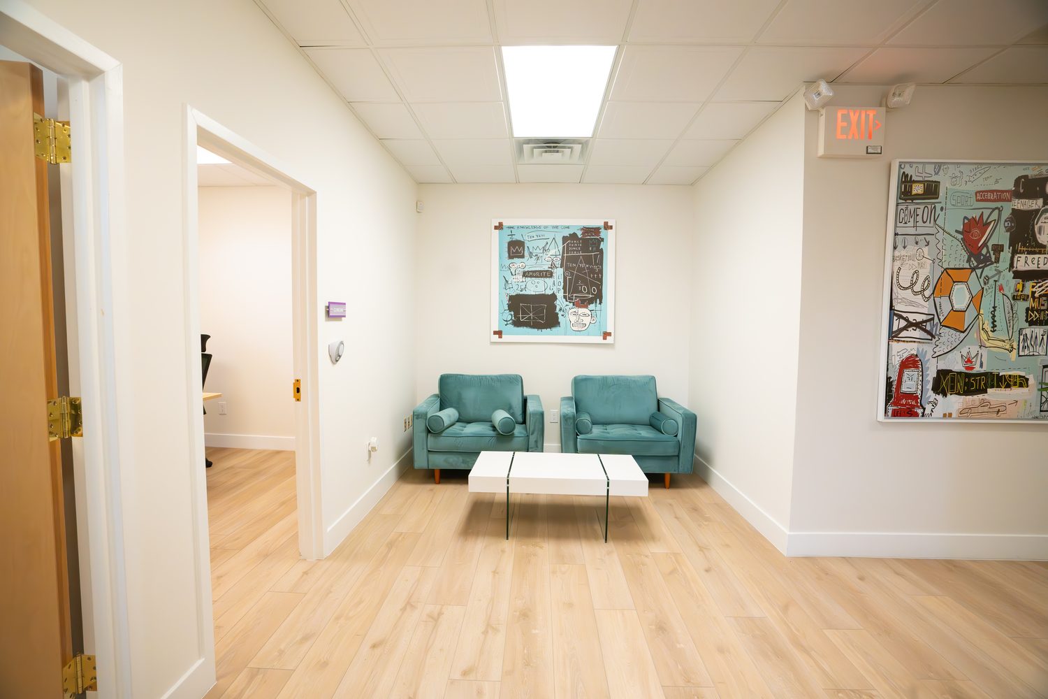 A hallway at Eleve Behavioral Health